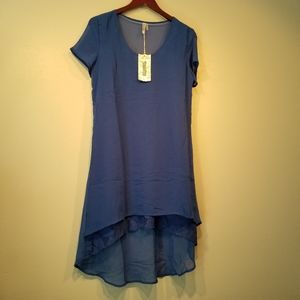 Monoreno Sheer Blue Blouse